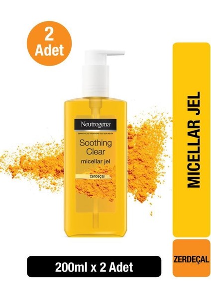 Soothing Clear Micellar Jel 200 ml x2