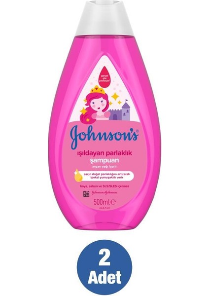 Johnson's Işıldayan Parlaklık Serisi Bebek Şampuanı 500 ml x2