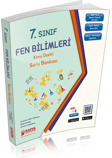 Zafer Yayınları 7. Sınıf Fen Bilimleri Konu Özetli Soru Bankası