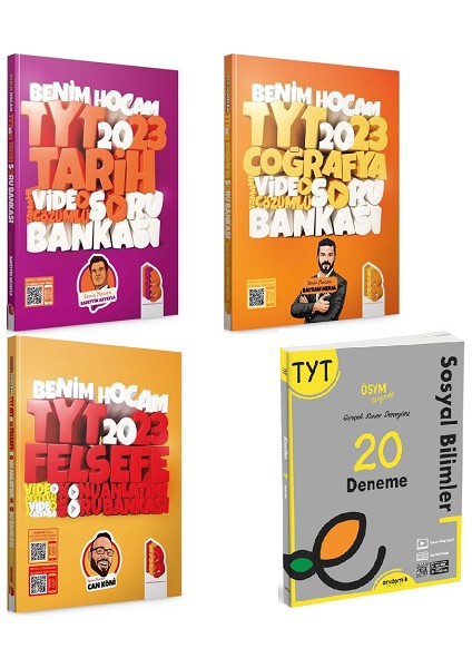 2023 TYT Tarih - Coğrafya - Felsefe Soru Bankası - Endemik TYT Sosyal Bilimler Deneme