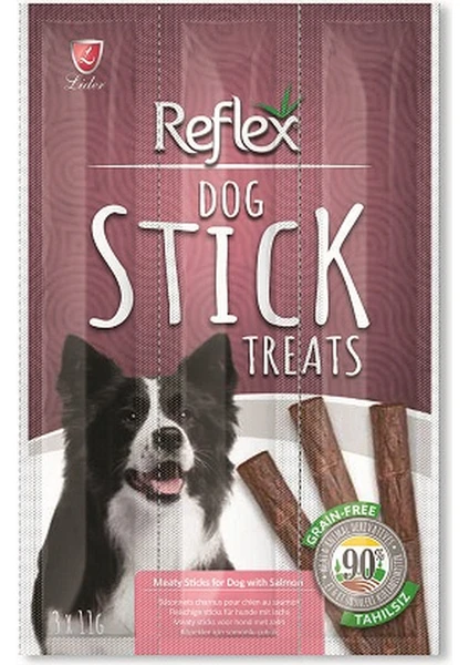 Sticks Somonlu Köpek Ödül Çubukları 3X11 gr