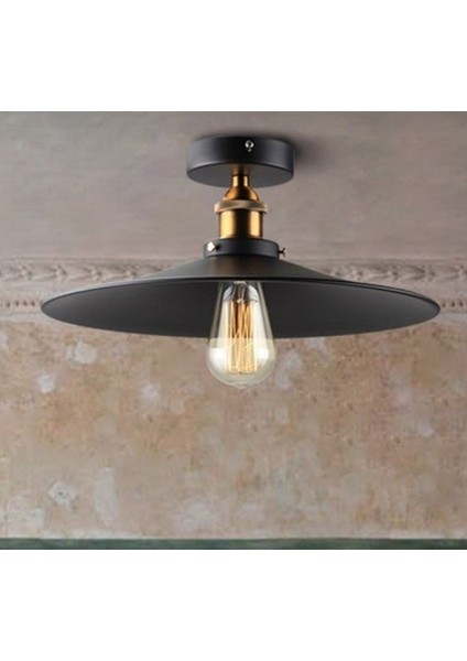 Retro Rustik 40 cm Metal Plofonyer Tavan Avize