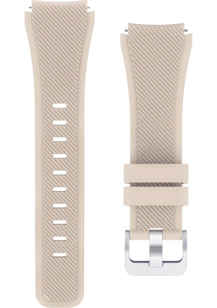 Honor Watch Gs Pro Için Silikon Kordon Kayış Krem