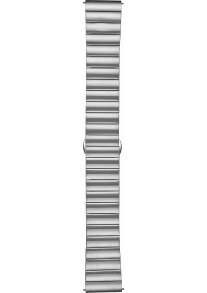 Amazfit Bip Için Metal Baklalı Kordon Gümüş