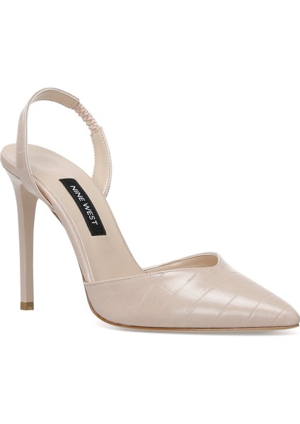 Saıge 2fx Krem Kadın Topuklu Ayakkabı