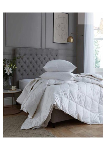 Microfiber Tek Kişilik Yorgan Yastık Set (155 x 215 cm )+1 Yastık