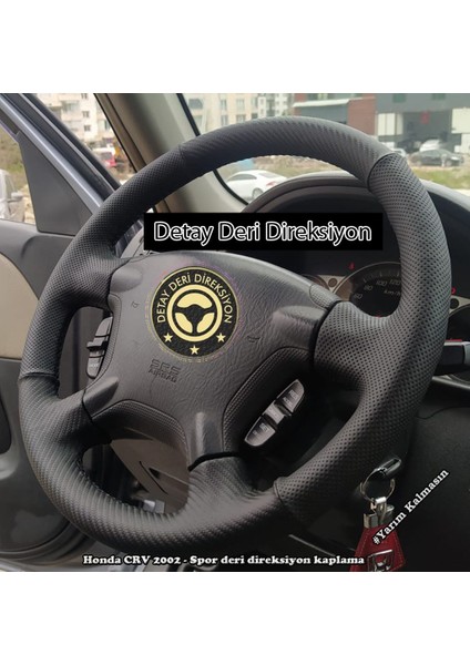 Honda Crv 2002 + Araca Özel Tam Uyumlu Karbon Spor Direksiyon Kılıfı fiyatları