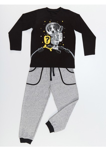 Astronot Köpek Erkek Çocuk T-Shirt Pantolon Takım modelleri
