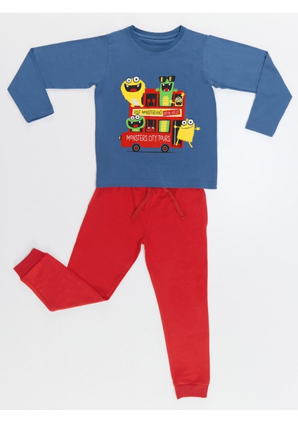 Monster Tours Erkek Çocuk T-Shirt Pantolon Takım modelleri