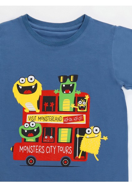 Monster Tours Erkek Çocuk T-Shirt Pantolon Takım indirimleri