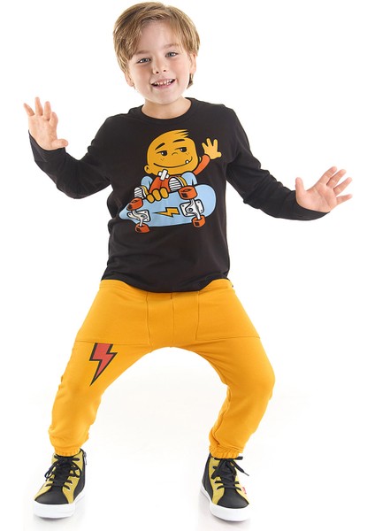 Skate Thunder Erkek Çocuk T-Shirt Pantolon Takım