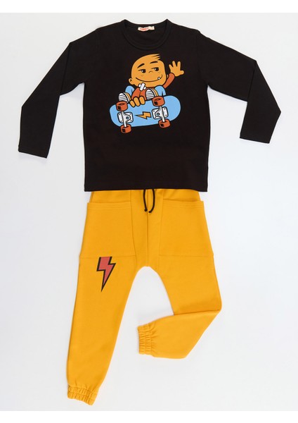 Skate Thunder Erkek Çocuk T-Shirt Pantolon Takım modelleri