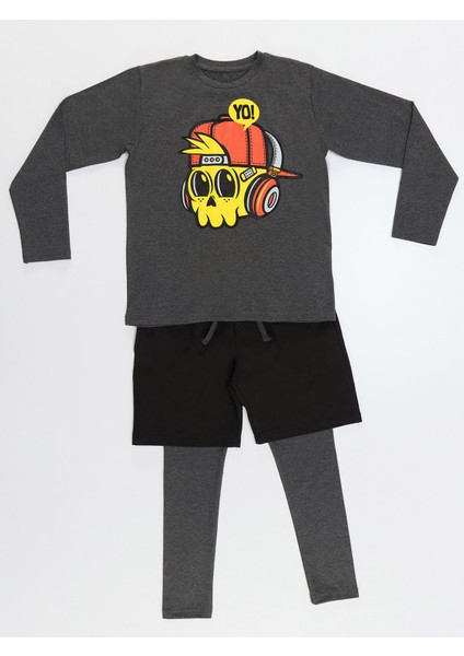 Yo Erkek Çocuk T-Shirt Şort Tayt Takım modelleri