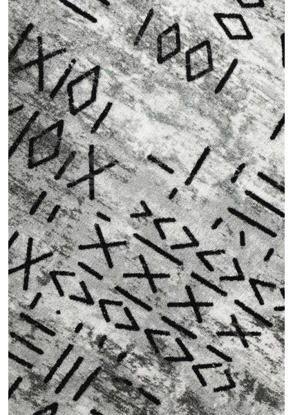 Delüxe Iskandinav Gri Saçaksız Deri Taban Yuvarlak Halı Yeni Model Salon Halısı modelleri