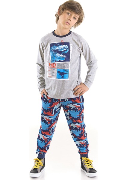 T-Rex Info Erkek Çocuk T-Shirt Pantolon Takım