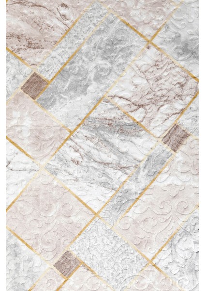 Delüxe Halı Vizon Gri Saçaksız Deri Taban Oval Halı Yeni Kabartmalı Model Salon Halısı modelleri