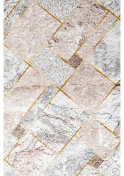 Delüxe Vizon Gri Saçaklı Deri Taban Oval Halı Yeni Kabartmalı Model Salon Halısı modelleri