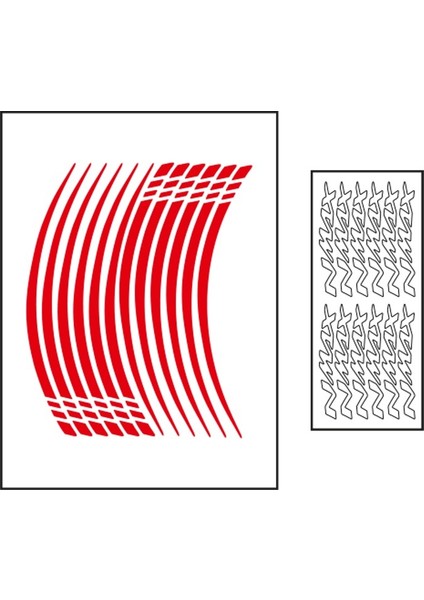 Reflektör Kırmızı Iv Yamaha Nmax Uyumlu Jant Şeridi