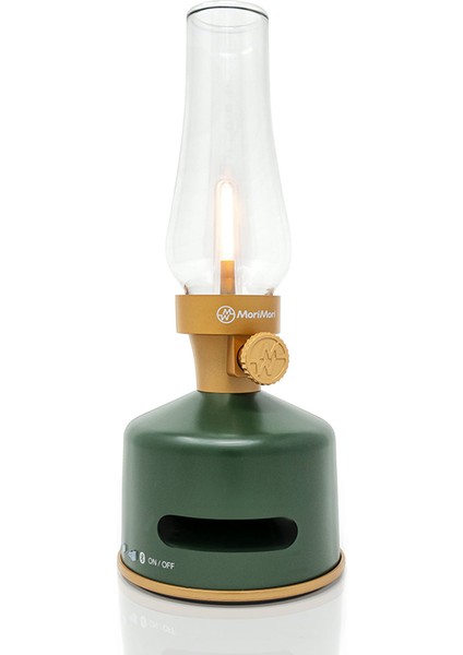 LED Fenerli Yeşil Bluetooth Hoparlör