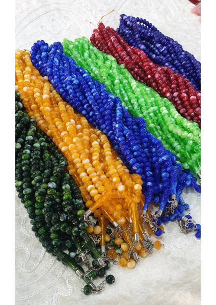 Plastik 10 Milim 99LU Tesbih Desenli 1 Deste fiyatları