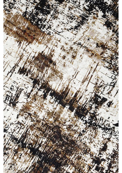 K1310 Black Saçaksız Dijital Yuvarlak Halı Kaymaz Yıkanabilir Mutfak Antre Salon Halısı modelleri