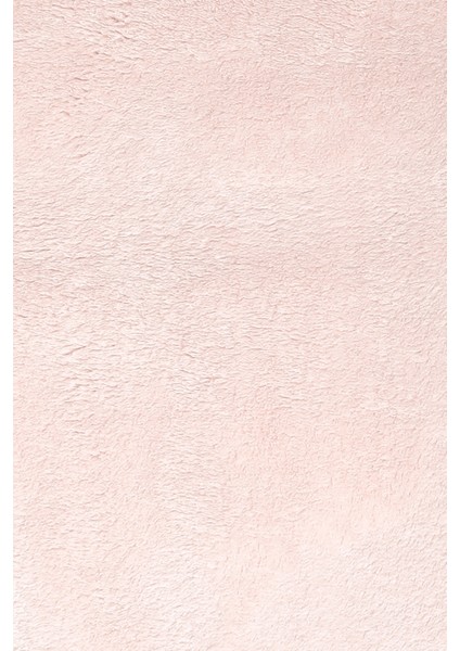Pembe Oval Post Dokuma Halı Peluş Yumuşacık Antibakteriyel Çocuk Mutfak Salon Halısı