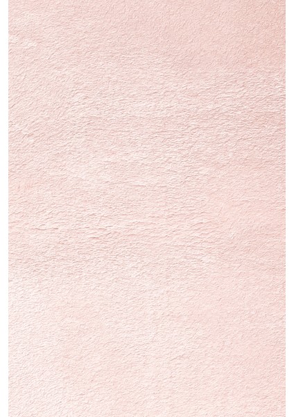 Pembe Post Dokuma Halı Saçaklı Peluş Yumuşacık Antibakteriyel Çocuk Mutfak Salon Halısı