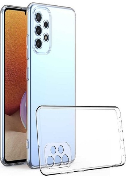 Samsung Galaxy A73 5g Kamera Korumalı Şeffaf Silikon Kılıf