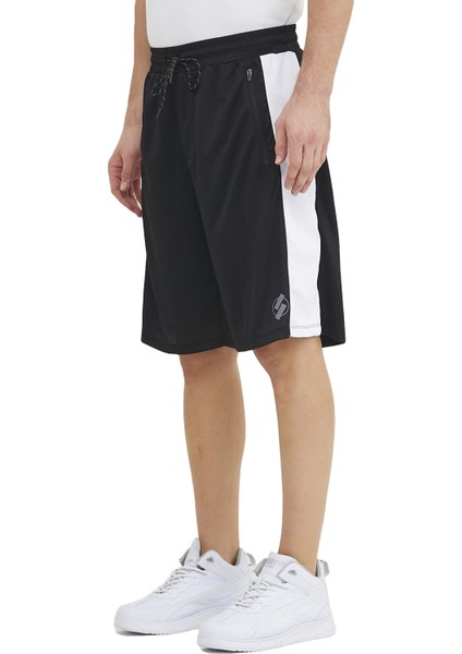 Erkek Polyester Siyah Spor Antrenman Şortu modelleri