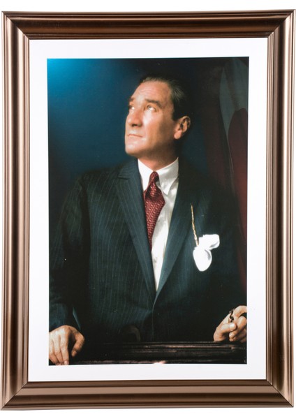 Bronz Renkli Çerçeveli Tablo