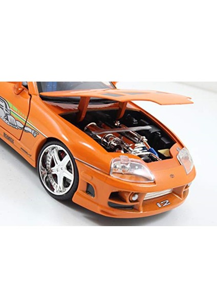 Jada Hızlı ve Öfkeli Fast & Furious 1995 Toyota Supra 1:24, Metal (Die-Cast) Araba, 253203005