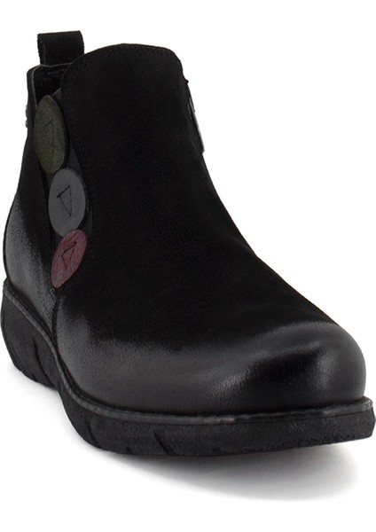 1953755KN Kadın Hakiki Deri Bot Siyah fiyatları