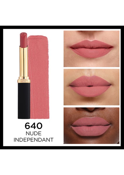 Color Riche Intense Volume Matte Ruj - 640 Nude Independant