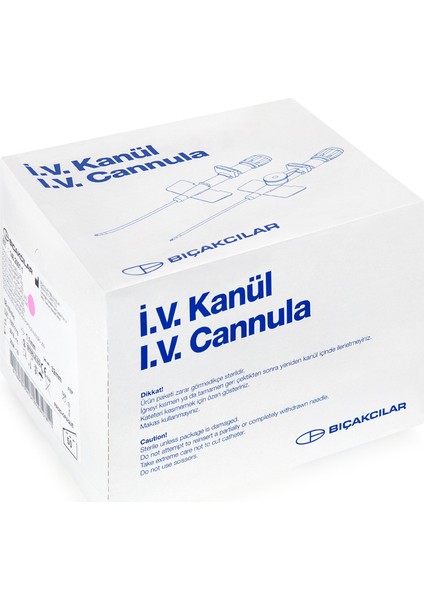 Iv Kanül Pembe 50 Adet