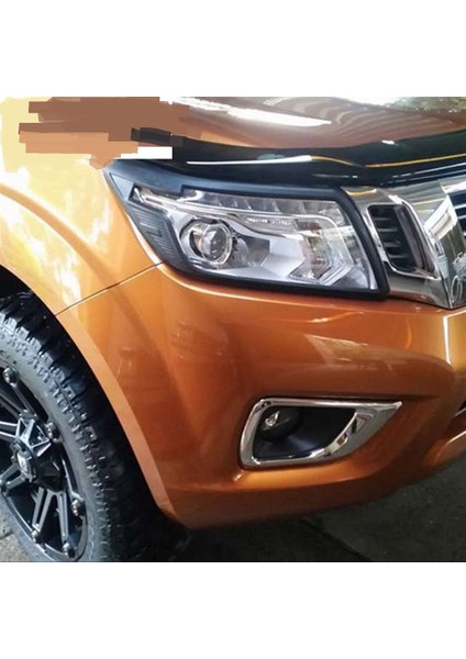 4X4 Teknocity Nissan Navara Ön Far Çerçevesi Sağ Sol Set Siyah 2015 ve Sonrası