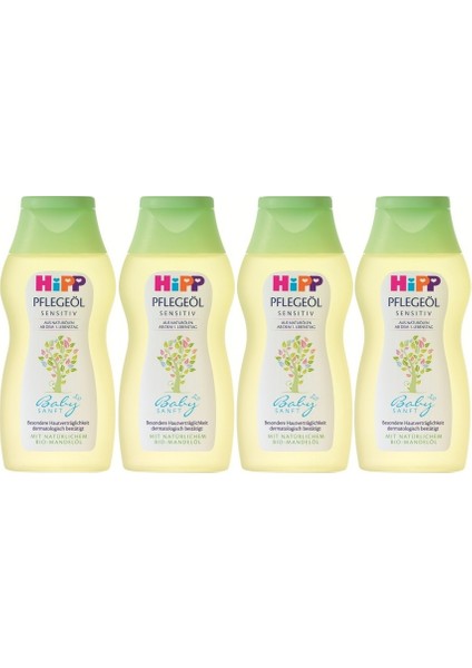 Babysanft Bebek Masaj ve Bakım Yağı 200ML (4 Lü Set)