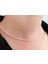 Pembe Kuvars Kolye 2*2 mm Faset Kesim 2