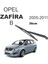 Opel Zafira B Arka Silecek Kolu ve Süpürgesi Takım 2005 - 2011 2