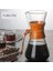 Dayanıklı Cam Kahve Makinesi Cezve Espresso Kahve Makinesi Paslanmaz Çelik Filtre ile Damla Pot Üzerinde Dökün(Yurt Dışından) 2