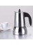 Paslanmaz Çelik Kahve Makinesi Percolator Pot Taşınabilir Espresso Kahve Makinesi Pot Geyser Kahve Makineleri 5