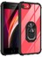 Apple iPhone Se 2022 Kılıf Korumalı Yüzüklü Standlı Mola Kapak + Nano Ekran Koruyucu 1