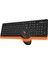 A4 Tech FG1010 Kablosuz Standart Turuncu Q Klavye+Mouse 3