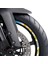 Monster Logolu Motosiklet Jant Sticker Şeridi Etiket Seti Sarı 2