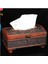 Retro Vintage Bakır Yüzük Desen Ahşap Kağıt Mendillik Dekor Yeni:retro Kırmızı 4