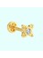 Altın Taşlı Tragus Piercing 14 Ayar 1