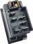 Universal Sinyal Flaşör Düğmesi Anahtarı 6 Pin Rocker Switch - Ampullü 12V 2