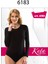 Bisiklet Yaka Bayan Uzun Kollu Çıtçıtlı Body Kota 6183 1