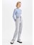 Slim Fit Yarım Balıkçı Yaka Basic Fitilli Triko Kazak L8848AZ22AU 2