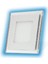 - 15W 6500K 1275LM Sıva Altı Camlı LED Panel (Kare) - Beyaz Işık + Kademeli Mavi Işık 1