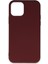 Apple iPhone 12 Pro Kılıf Nano Içi Kadife Silikon - Bordo 1